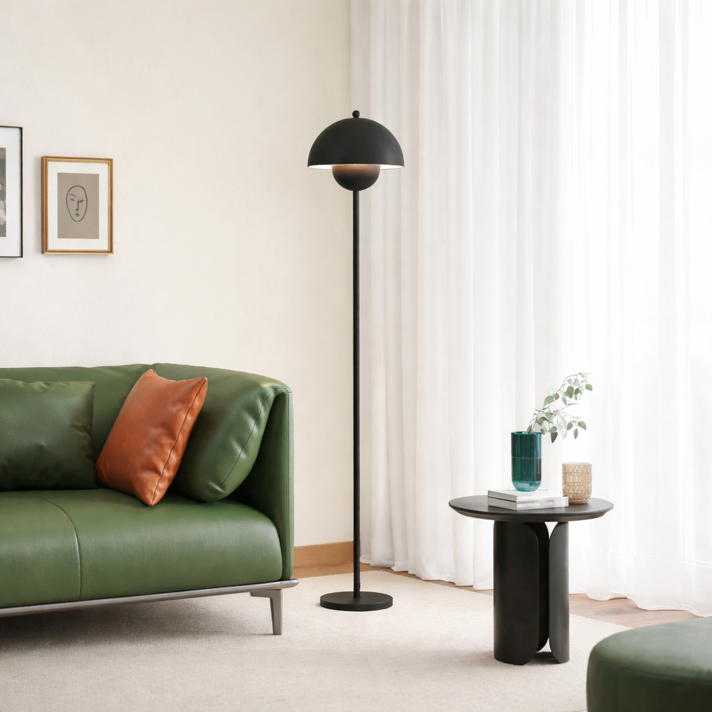 Skalenförmige Stehlampe im Retrodesign – 155 cm