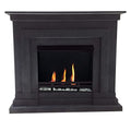 Bio Ethanol Fire Place Firegel Fireplace Model Berlin Deluxe Granite Black