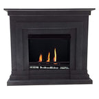 Bio Ethanol Fire Place Firegel Fireplace Model Berlin Deluxe Granite Black