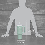 Stanley Quencher h2 o Flowstate Tumbler 40OZ Eucalyptus
