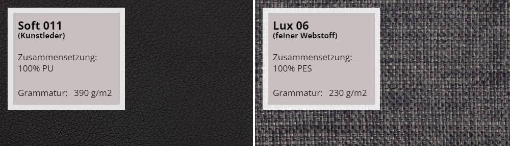 Mirjan24 Torezio Bis Ecksofa U-Form mit Schlaffunktion und Bettkasten, verstellbare Kopfstützen