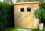 Wooden Garden Shed 19 mm Planks Sheds and Outdoor Storage Wooden Shed Small Shed 46 x 78