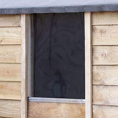 Forest Garden Overlap Pressure Treated 8x6 Apex Shed Double Door