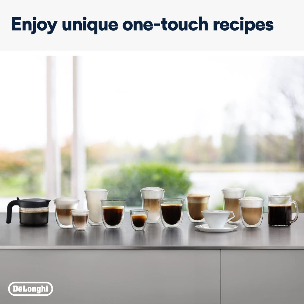 De'Longhi Dinamica Plus ECAM370 95 t Automatic Bean to Cup Coffee Machine Lattecrema Hot