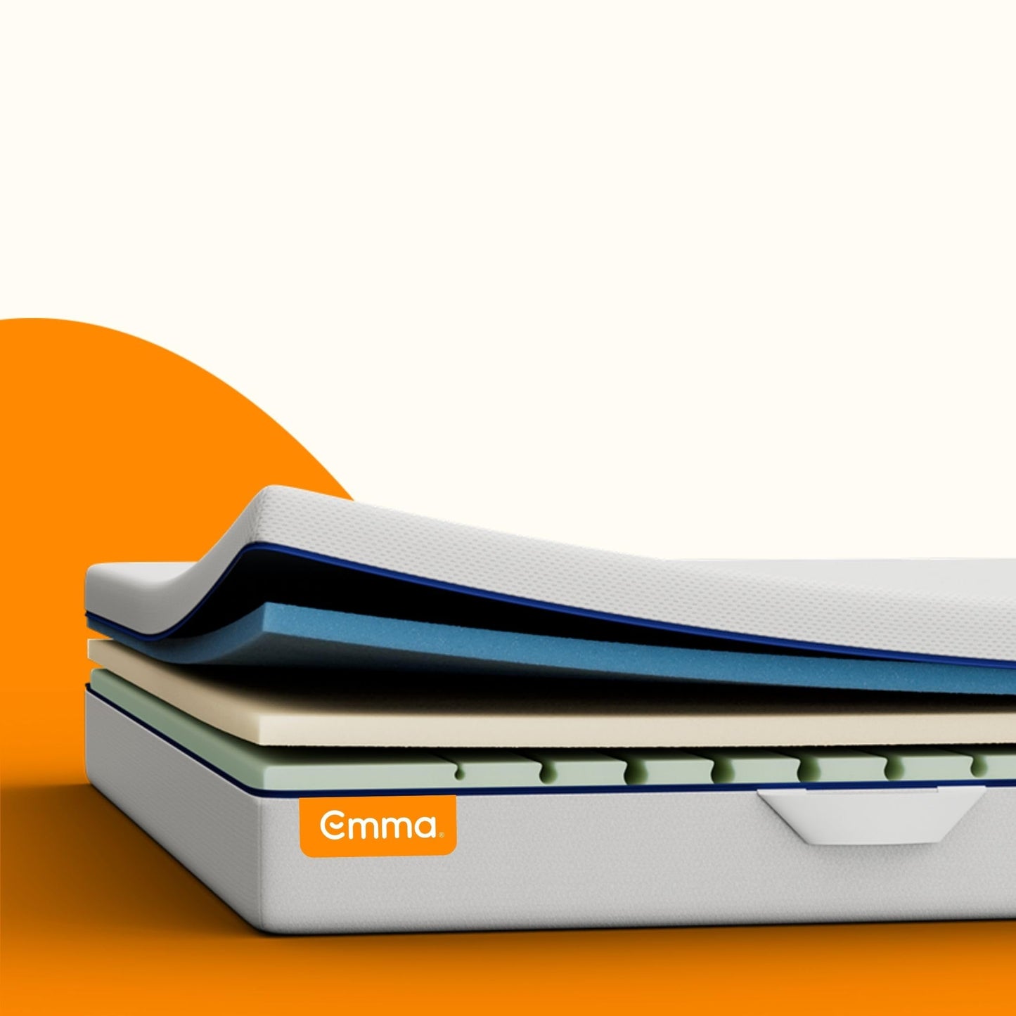 Emma One+ Matratze H2 H3 3-Zonen Memory Foam Matratze atmungsaktiv kühlender Bezug ergonomisch Schlafkomfort