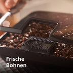 PHILIPS Kaffeevollautomat Panarello 2200 Serie, Schwarz, 2 Spezialitäten