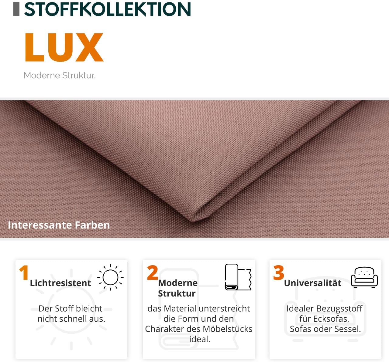 Mirjan24 Torezio Bis Ecksofa U-Form mit Schlaffunktion und Bettkasten, verstellbare Kopfstützen