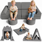 MAMIZO Spielsofa Cord, Kindersofa-Bausteine,Spielsofa für Kinder Oeko-TEX
