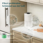 Levoit Core 300S Luftreiniger Allergiker mit APP, Auto-Modus, bis 50㎡, Weiß