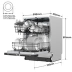 COMFEE' Fully Integrated Dishwasher