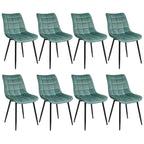 WOLTU Esszimmerstühle 4er Set, Küchenstühle gepolstert mit Rückenlehne
