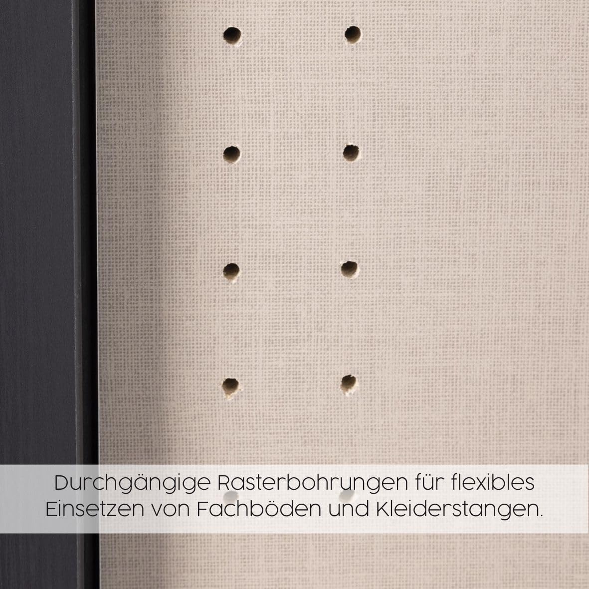 Rauch Möbel Celle Kleiderschrank Weiß Hochglanz, 3-türig mit 6 Schubladen, Drehtürenschrank für Schlafzimmer & Kinderzimmer