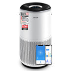 Levoit Core 300S Luftreiniger Allergiker mit APP, Auto-Modus, bis 50㎡, Weiß