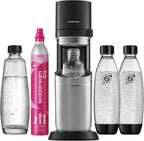 SodaStream DUO Wassersprudler - 4x 1L Sprudlerflaschen & CO2-Zylinder