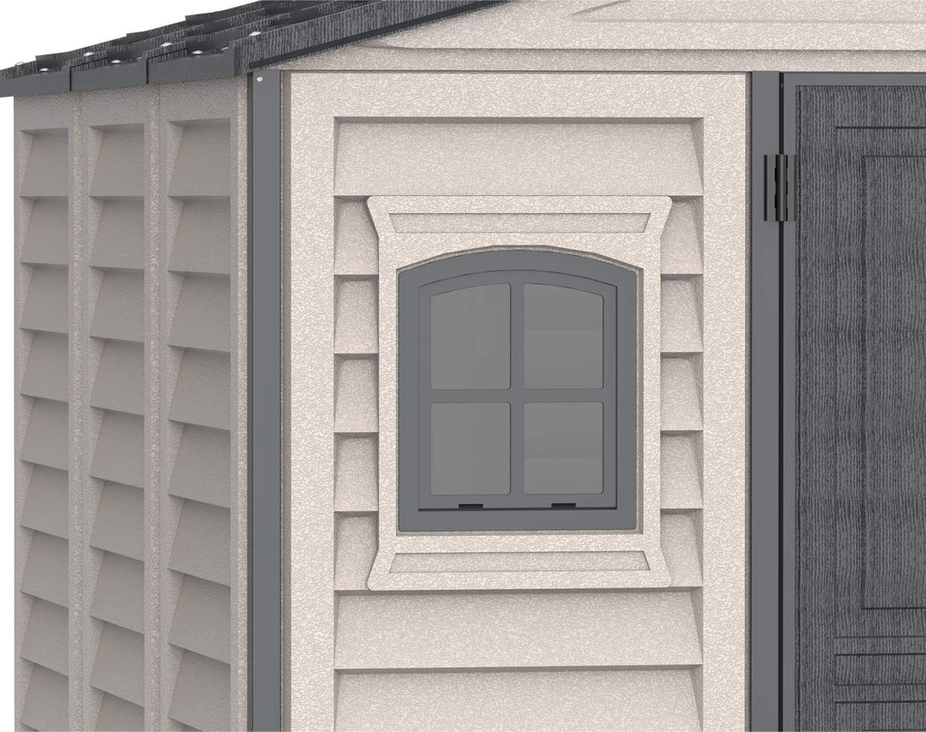 Duramax WoodBridge II PLUS 10.5 x 8 Plastic Garden Shed