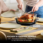 Ninja CRISPi tragbare Air fryer Heißluftfritteuse, Stone Gold FN101EUSTGD