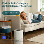 Levoit Core 300S Luftreiniger Allergiker mit APP, Auto-Modus, bis 50㎡, Weiß