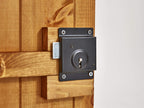 POWER High Grade Premium Pent Garden Wooden Shed with Security Features Door Window