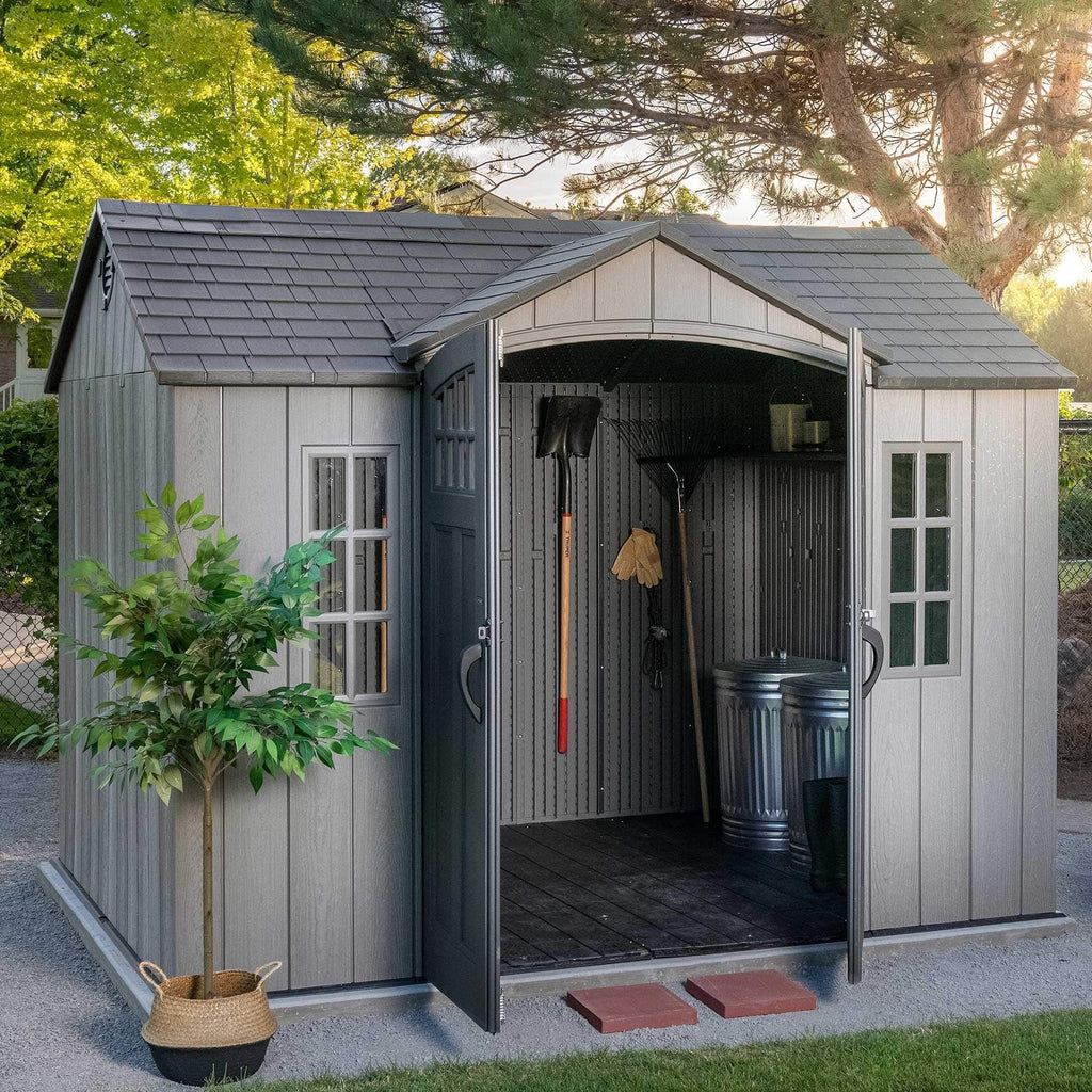 Lifetime Outdoor Storage Shed Storm Dust