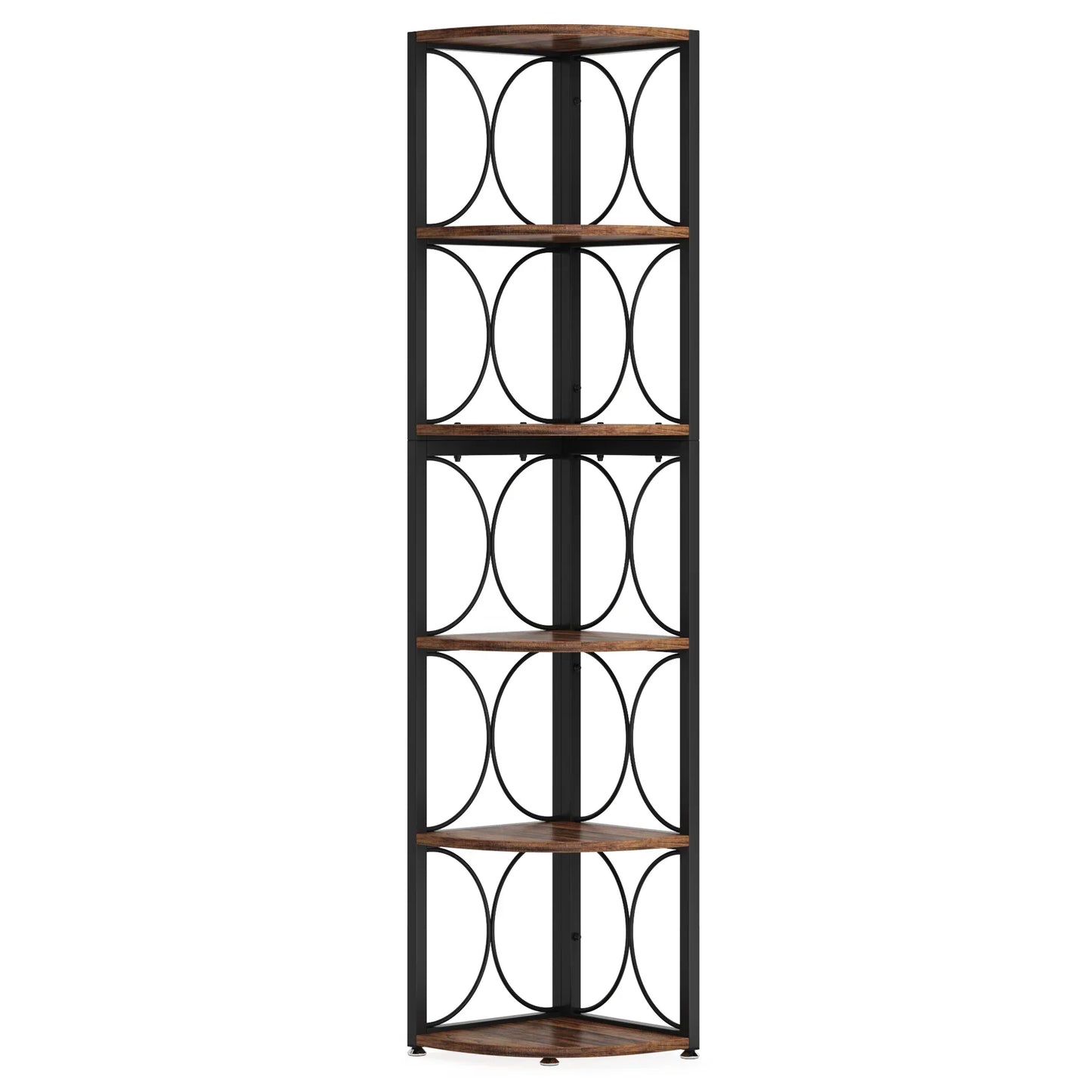 Rustik Schönes Eckregal – Industrielles Design – 170 cm Höhe
