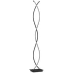 Moderne Stehlampe in Doppelspiral-Design – Dimmbares Licht & Elegante Optik
